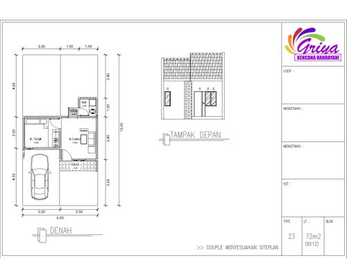 Layout Tipe 23 (subsidi)